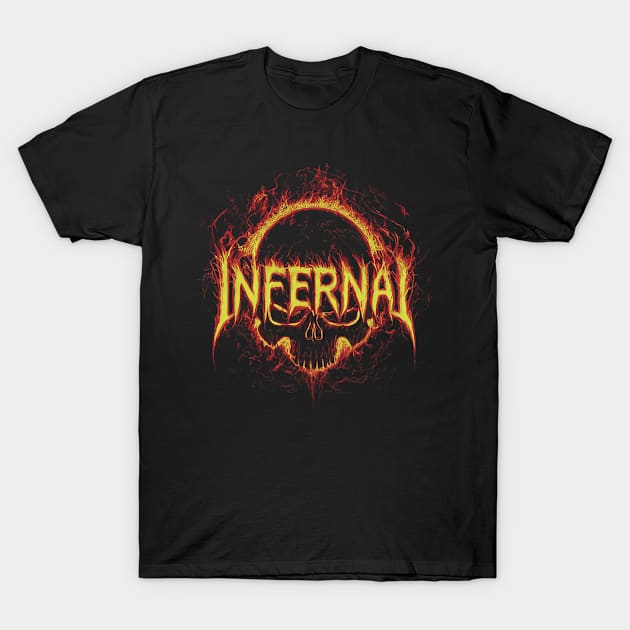Skullshirt Infernal T-Shirt by SkellySquad